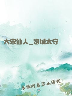 大宋仙人