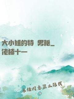 大小姐的特種男秘