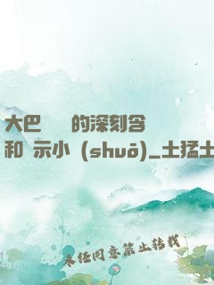 大巴車輪軒的深刻含義和啟示小說(shuō)