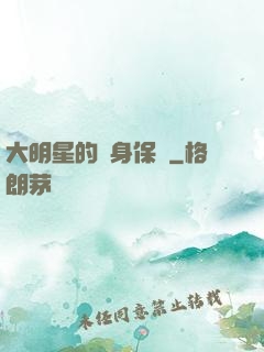 大明星的貼身保鏢