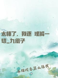 太棒了，我逐漸理解一切