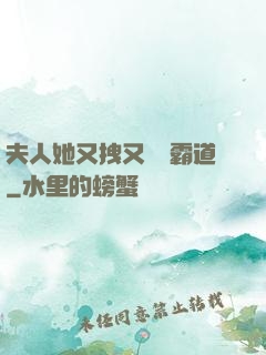 夫人她又拽又橫還霸道