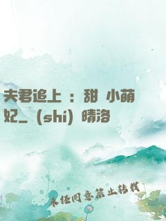 夫君追上門：甜寵小萌妃