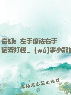 奇幻：左手魔法右手槍炮去打怪