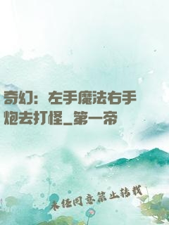奇幻：左手魔法右手槍炮去打怪