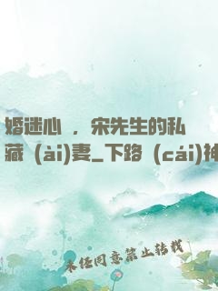 婚迷心竅，宋先生的私藏愛(ài)妻