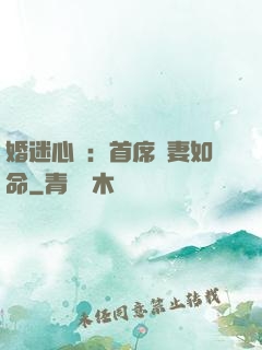 婚迷心竅：首席愛妻如命