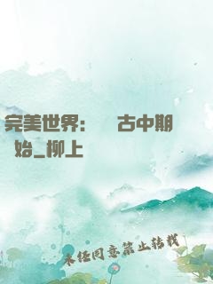 完美世界：從亂古中期開始