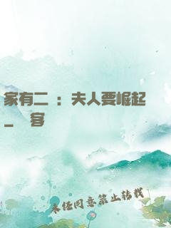 家有二寶：夫人要崛起
