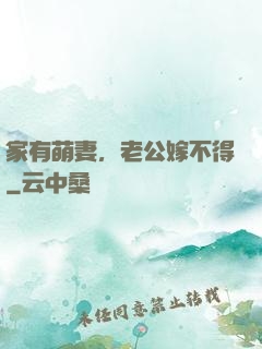 家有萌妻，老公嫁不得