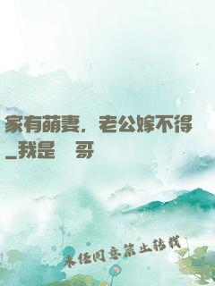 家有萌妻，老公嫁不得