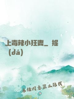 寵上毒辣小狂妻