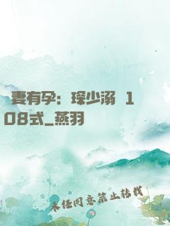寶妻有孕：琛少溺寵108式