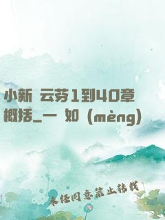 小新與云芬1到40章概括