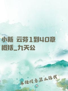 小新與云芬1到40章概括