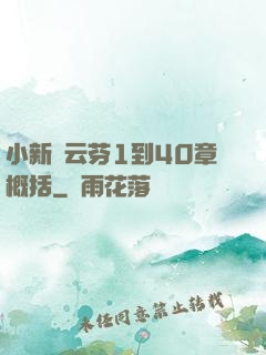 小新與云芬1到40章概括
