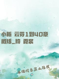小新與云芬1到40章概括