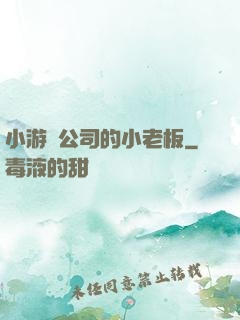 小游戲公司的小老板