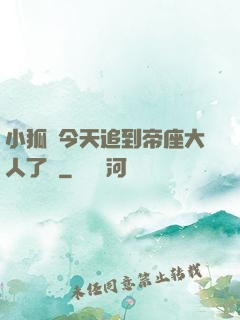 小狐貍今天追到帝座大人了嗎