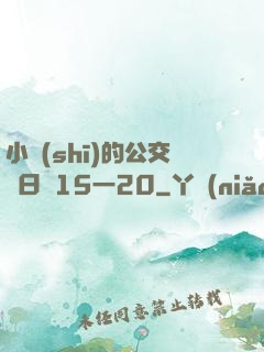 小詩(shī)的公交車日記15一20