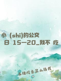 小詩(shī)的公交車日記15一20