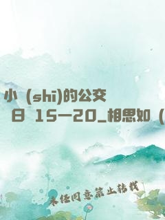 小詩(shī)的公交車日記15一20