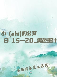 小詩(shī)的公交車日記15一20