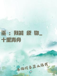 巫師：我能還原萬物