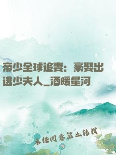 帝少全球追妻：豪娶出逃少夫人