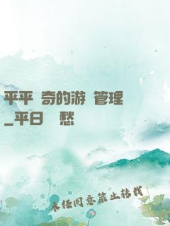 平平無奇的游戲管理員
