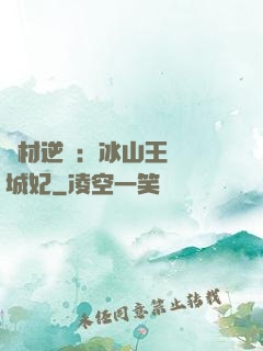廢材逆襲：冰山王爺傾城妃