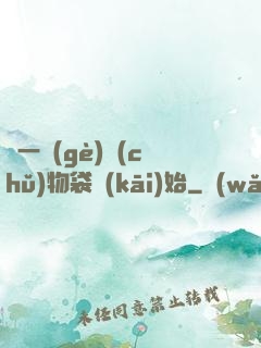 從一個(gè)儲(chǔ)物袋開(kāi)始