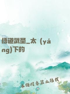 悟道武圣