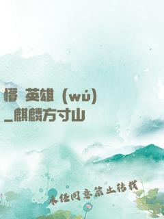 懵闖英雄無(wú)敵