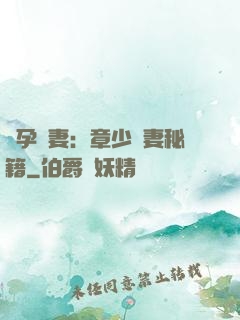 懷孕嬌妻：章少寵妻秘籍