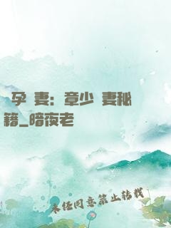懷孕嬌妻：章少寵妻秘籍