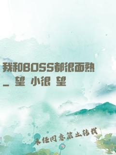 我和BOSS都很面熟