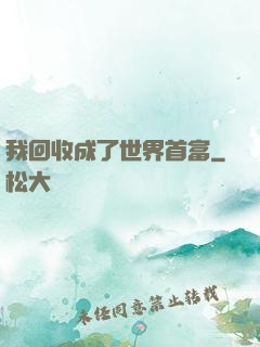 我回收成了世界首富