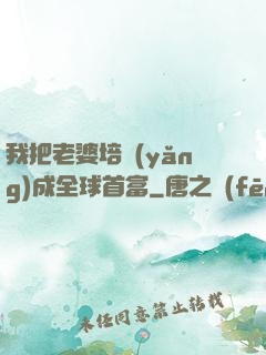 我把老婆培養(yǎng)成全球首富