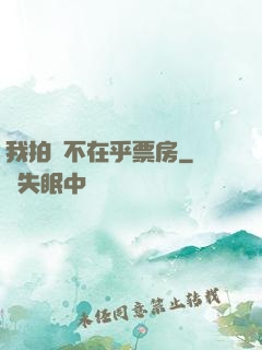 我拍戲不在乎票房