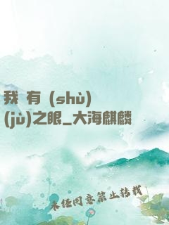 我擁有數(shù)據(jù)之眼