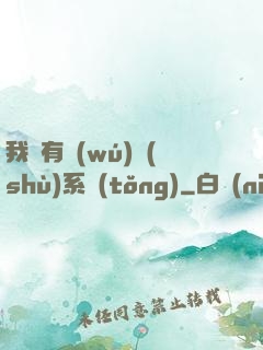 我擁有無(wú)數(shù)系統(tǒng)