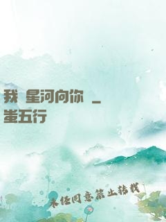 我攬星河向你來