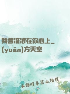 我曾流浪在你心上