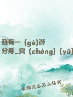 我有一個(gè)游戲分身