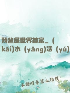我爸是世界首富