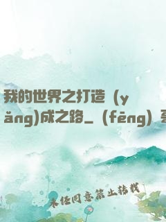我的世界之打造養(yǎng)成之路