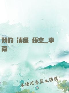 我的師傅是孫悟空