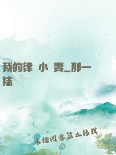我的律師小嬌妻