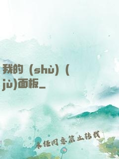 我的數(shù)據(jù)面板